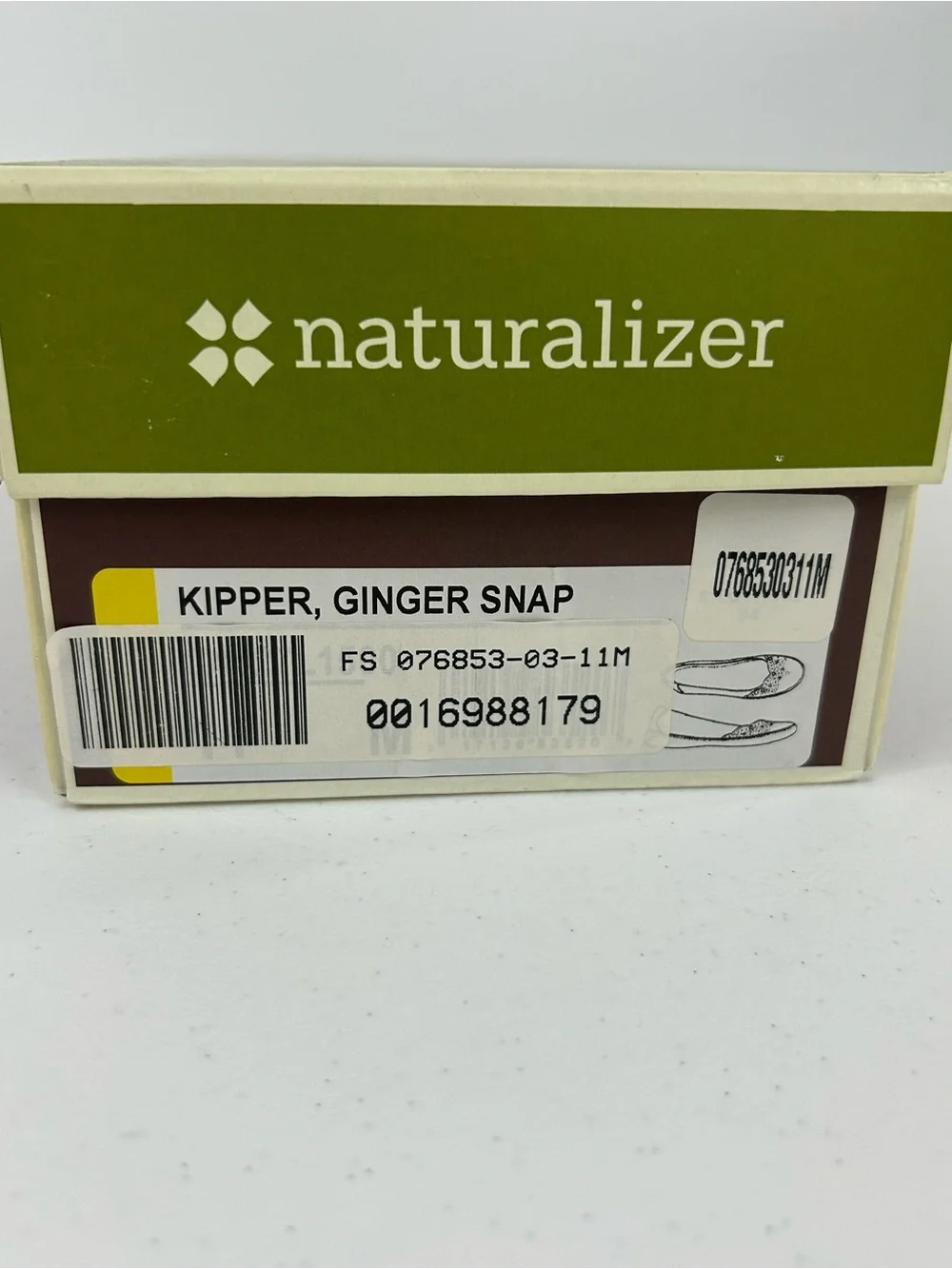 Naturalizer Kipper Ginger Snap Women's Beige Flats Size 11 NIB